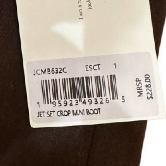 NWT Frame Jet Set Crop Mini Boot Leg Coated Denim Jeans Pants Women's - Picture 9 of 12